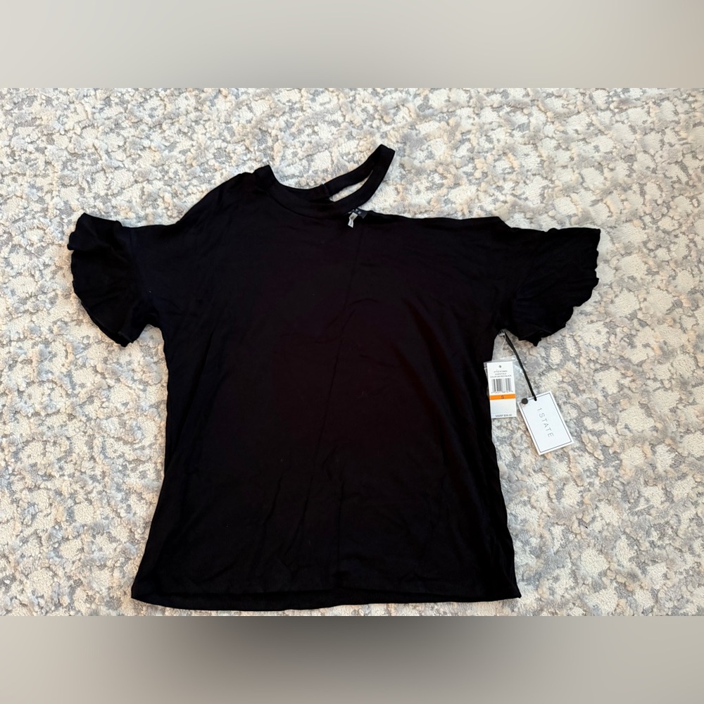 Brand new with tags*1. State Black Short Sleeve Top